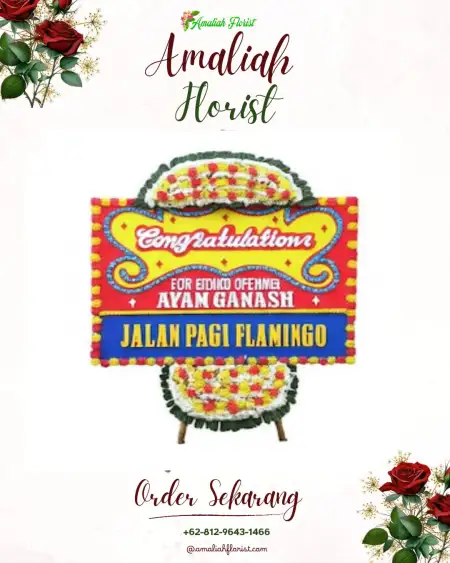 Sewa Papan Bunga Padamatang